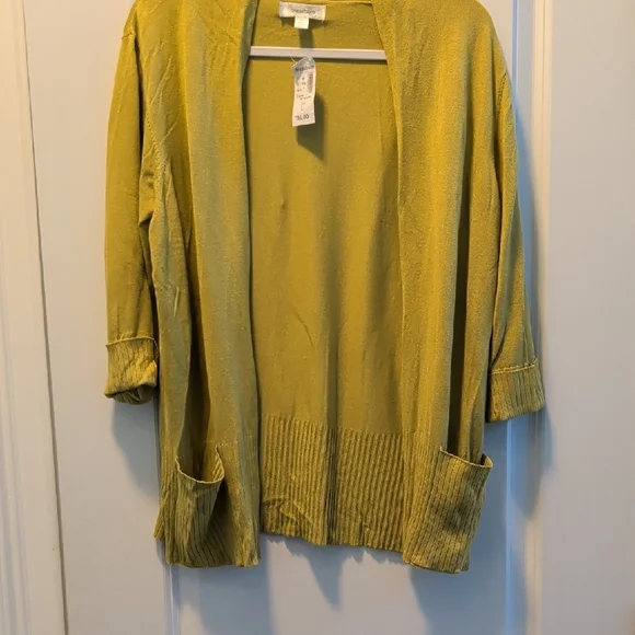 Brand New Dressbarn Green Women's Cardigan - Picture 1 of 6